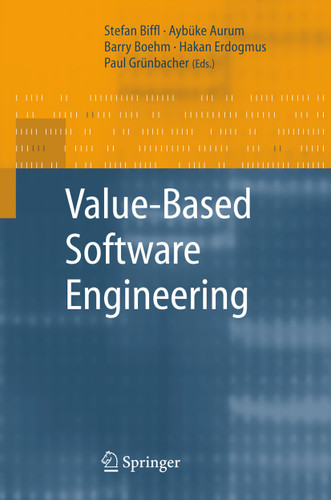 Value-Based Software Engineering book cover by 