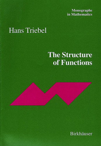 The Structure of Functions (Monographs in Mathematics #97) book cover by Hans Triebel