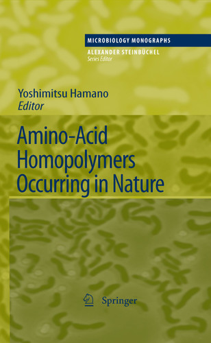 Amino-Acid Homopolymers Occurring in Nature (Microbiology Monographs #15) book cover by 