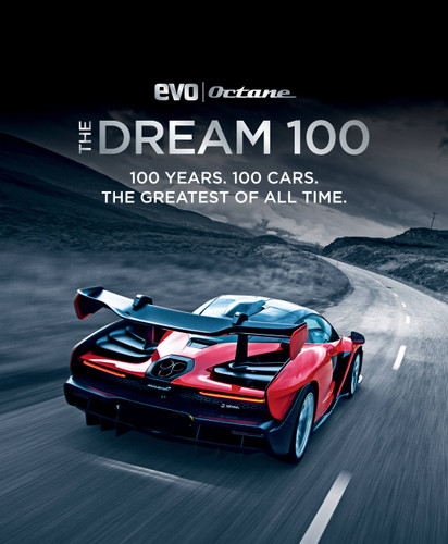 The Dream 100 from evo and Octane: 100 Years. 100 Cars. The Greatest of All Time. book cover by Peter Tomalin