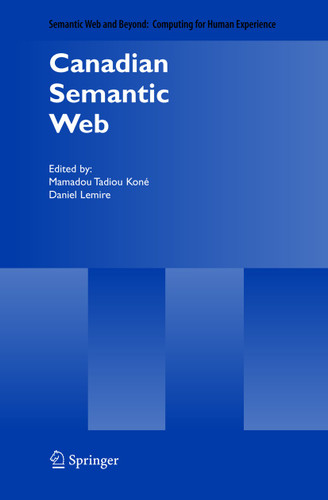 Canadian Semantic Web (Semantic Web and Beyond #2) book cover by 