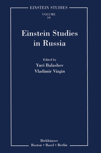 Einstein Studies in Russia (Einstein Studies #10) book cover by 