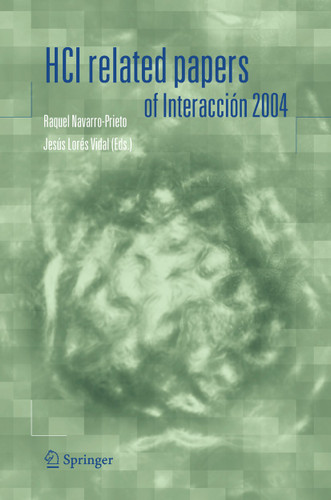 HCI related papers of Interacción 2004 book cover by 