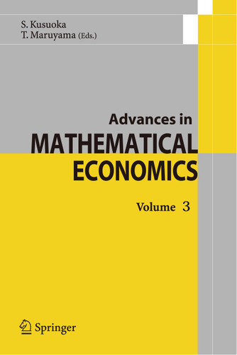 Advances in Mathematical Economics (Advances in Mathematical Economics #3) book cover by Charles Castaing