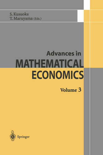 Advances in Mathematical Economics (Advances in Mathematical Economics #3) book cover by Charles Castaing