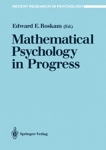 Mathematical Psychology in Progress (Recent Research in Psychology) book cover by 