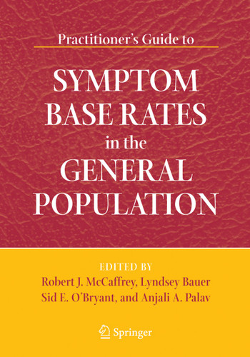Practitioner's Guide to Symptom Base Rates in the General Population book cover by 
