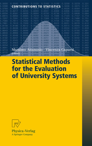 Statistical Methods for the Evaluation of University Systems (Contributions to Statistics) book cover by 