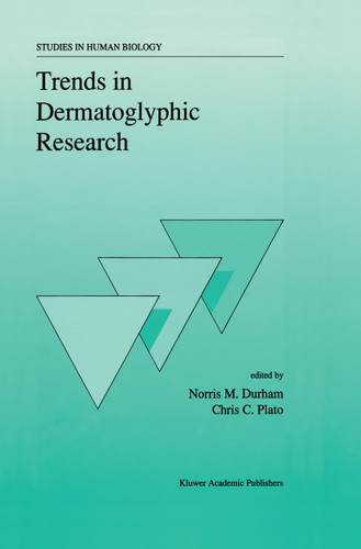Trends in Dermatoglyphic Research (Studies in Human Biology #1) book cover by 
