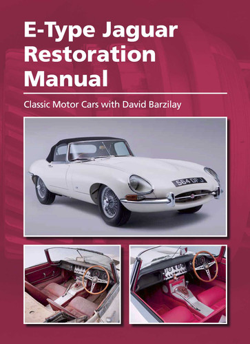 E-Type Jaguar Restoration Manual book cover by David Barzilay