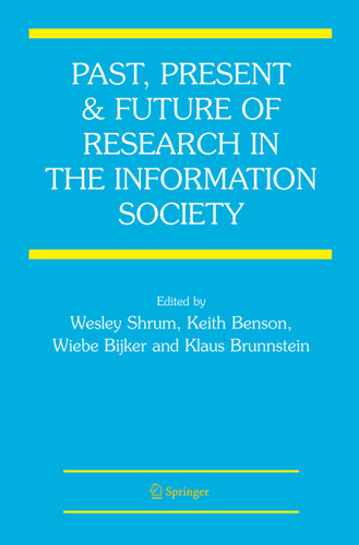 Past, Present and Future of Research in the Information Society book cover by 