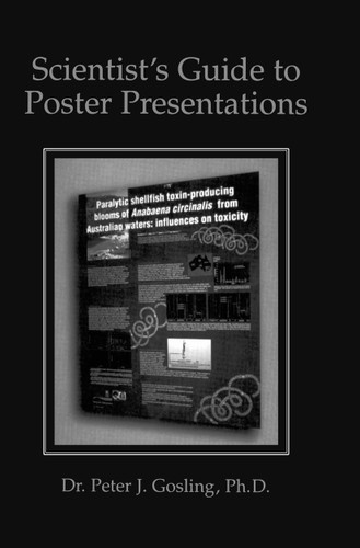 Scientist’s Guide to Poster Presentations book cover by Peter J. Gosling