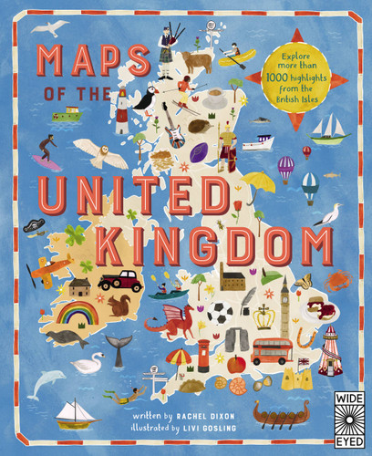 Maps of the United Kingdom book cover by Rachel Dixon, Ms. Livi Gosling