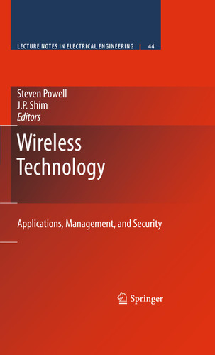 Wireless Technology: Applications, Management, and Security (Lecture Notes in Electrical Engineering #44) book cover by 