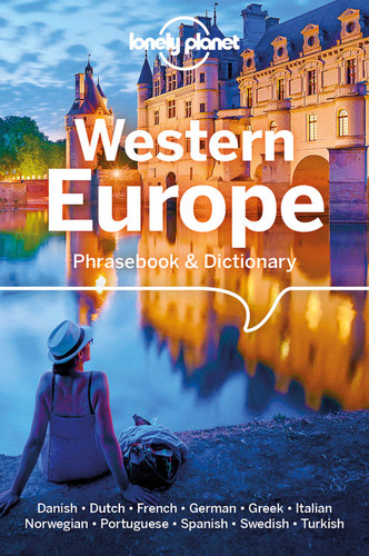Lonely Planet Western Europe Phrasebook & Dictionary (Phrasebook) book cover by Karin Vidstrup Monk, Karina Coates, Michael Janes, Arzu Kurklu, Emma Koch, Pietro Iagnocco, Annelies Mertens, Robert Landon, Anabela de Azevedo Teixeira Sobrinho, Gunter Muehl, Marta Lopez, Susie Walker, Anne Stensletten, Thanasis Spilias