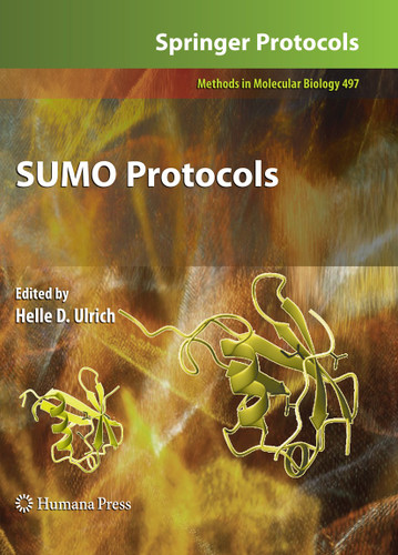 SUMO Protocols (Methods in Molecular Biology #497) book cover by 