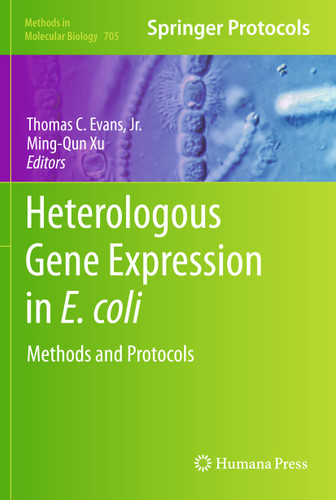 Heterologous Gene Expression in E.coli: Methods and Protocols (Methods in Molecular Biology #705) book cover by 