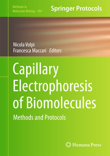 Capillary Electrophoresis of Biomolecules: Methods and Protocols (Methods in Molecular Biology #984) book cover by 