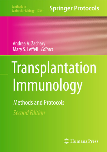 Transplantation Immunology: Methods and Protocols (Methods in Molecular Biology #1034) book cover by 