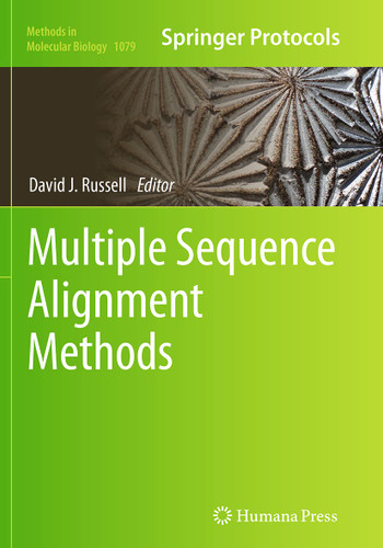 Multiple Sequence Alignment Methods (Methods in Molecular Biology #1079) book cover by 