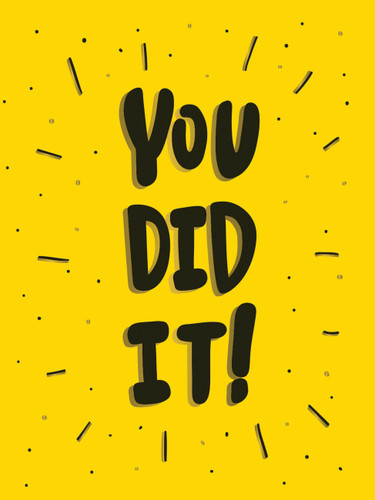 You Did It! book cover by Summersdale Publishers
