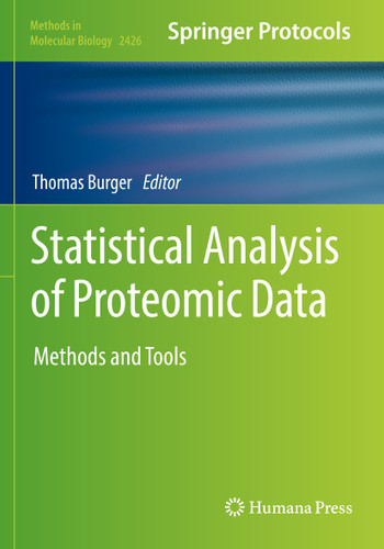 Statistical Analysis of Proteomic Data: Methods and Tools (Methods in Molecular Biology #2426) book cover by 