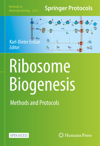 Ribosome Biogenesis: Methods and Protocols (Methods in Molecular Biology #2533) book cover by 