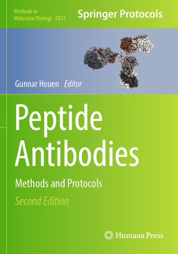Peptide Antibodies: Methods and Protocols (Methods in Molecular Biology #2821) book cover by 