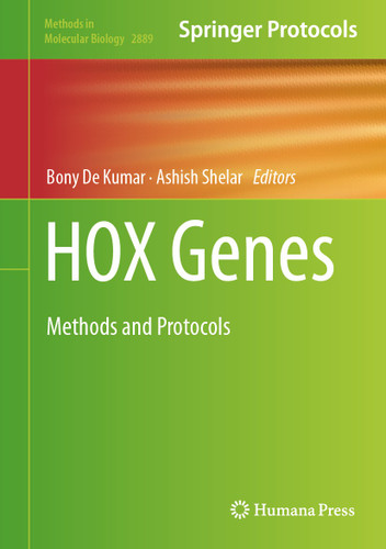 HOX Genes: Methods and Protocols (Methods in Molecular Biology #2889) book cover by 