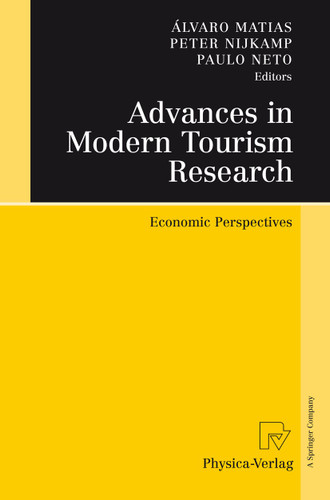 Advances in Modern Tourism Research: Economic Perspectives book cover by 