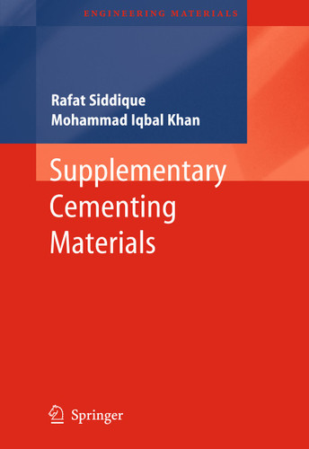 Supplementary Cementing Materials (Engineering Materials) book cover by Rafat Siddique, Mohammad Iqbal Khan