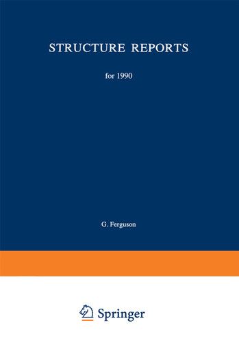 Structure Reports for 1990: Metals and Inorganic Sections (Structure Reports A #57) book cover by 