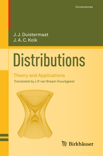 Distributions: Theory and Applications (Cornerstones) book cover by J.J. Duistermaat, Johan A.C. Kolk