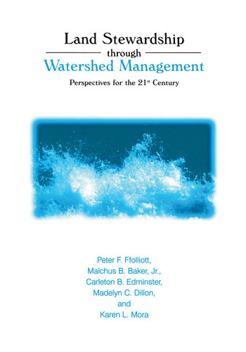 Land Stewardship through Watershed Management: Perspectives for the 21st Century book cover by 