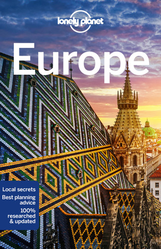 Lonely Planet Europe: Detailed Itineraries | Travel Like a Local | Insider Tips (Travel Guide) book cover by Brendan Sainsbury, Kevin Raub, Mark Elliott, Catherine Le Nevez, MaSovaida Morgan, Duncan Garwood, Gregor Clark, Steve Fallon, Anita Isalska, Jessica Lee, Kerry Walker, Leonid Ragozin, Peter Dragicevich, Neil Wilson, Mark Baker, Vesna Maric, Korina Miller, Alexis Averbuck, Nicola Williams, Anthony Ham