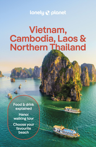 Lonely Planet Vietnam, Cambodia, Laos & Northern Thailand (Travel Guide) book cover by Austin Bush, Thanh Ngoc, Bien Nguyen, Barbara Woolsey, Matt Blomberg, Aydan Stuart, Ben Engelbach, David Eimer, Karla Foronda, Nick Ray, Dave Stamboulis, Zinara Rathnayake, Joshua Zukas, Daniel Robinson, Diana Truong, Simon Oostveen