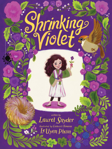 Shrinking Violet book cover by Laurel Snyder