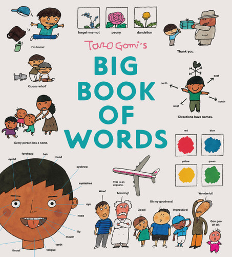 Taro Gomi's Big Book of Words (Taro Gomi) book cover by Taro Gomi