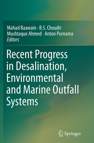 Recent Progress in Desalination, Environmental and Marine Outfall Systems book cover by 