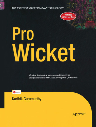 Pro Wicket book cover by Karthik Gurumurthy