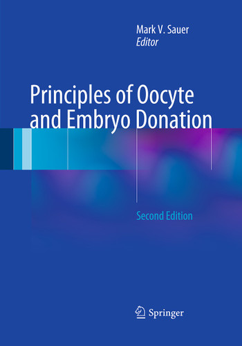 Principles of Oocyte and Embryo Donation book cover by 