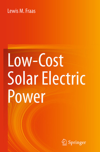 Low-Cost Solar Electric Power book cover by Lewis M. Fraas