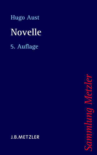 Novelle (Sammlung Metzler) book cover by Hugo Aust