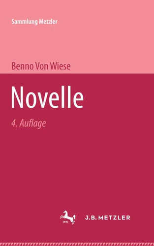 Novelle (Sammlung Metzler) book cover by Benno von Wiese