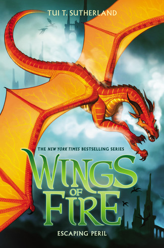 Escaping Peril (Wings of Fire #8) (Wings of Fire) book cover by Tui T. Sutherland