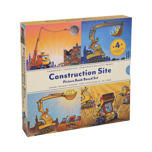 Construction Site Picture Book Boxed Set (Goodnight Construction Site) book cover by Sherri Duskey Rinker