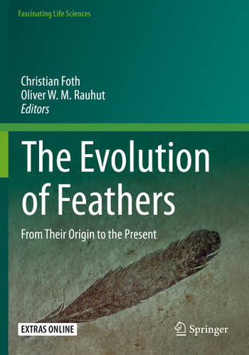 The Evolution of Feathers: From Their Origin to the Present (Fascinating Life Sciences) book cover by 