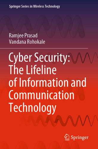 Cyber Security: The Lifeline of Information and Communication Technology (Springer Series in Wireless Technology) book cover by Ramjee Prasad, Vandana Rohokale