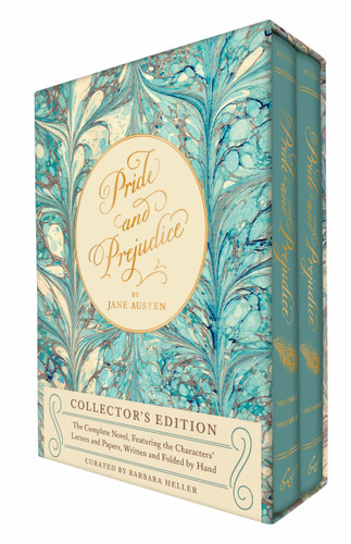 Pride and Prejudice (Collector’s edition): The Complete Novel, Featuring the Characters’ Letters and Papers, Written and Folded by Hand (Handwritten Classics) book cover by Jane Austen, Barbara Heller