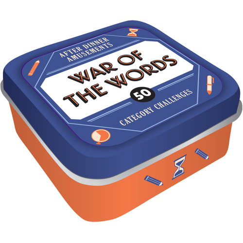 After Dinner Amusements: War of the Words: 50 Category Challenges (After Dinner Amusements) book cover by Chronicle Chronicle Books